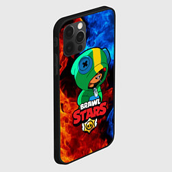 Чехол для iPhone 12 Pro Max Brawl Stars LEON, цвет: 3D-черный — фото 2