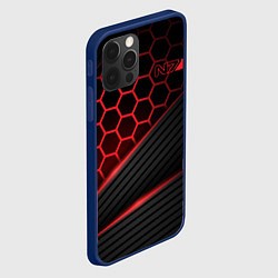 Чехол для iPhone 12 Pro Max Mass Effect N7, цвет: 3D-тёмно-синий — фото 2