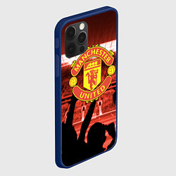 Чехол для iPhone 12 Pro Max Manchester United, цвет: 3D-тёмно-синий — фото 2