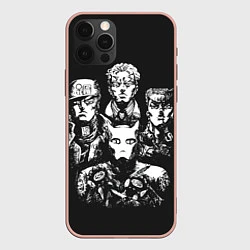 Чехол для iPhone 12 Pro Max JoJo Bizarre Adventure, цвет: 3D-светло-розовый