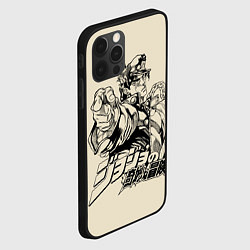Чехол для iPhone 12 Pro Max Приключения ДжоДжо, цвет: 3D-черный — фото 2