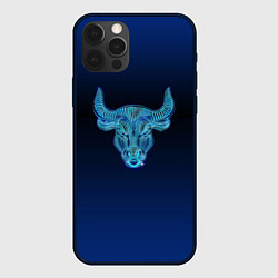 Чехол для iPhone 12 Pro Max Знаки Зодиака Телец, цвет: 3D-черный