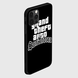 Чехол для iPhone 12 Pro Max GTA San Andreas, цвет: 3D-черный — фото 2