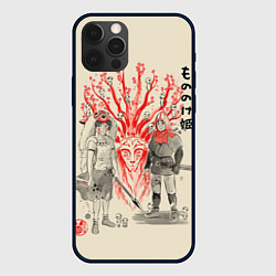 Чехол для iPhone 12 Pro Max Принцесса Мононоке, цвет: 3D-черный