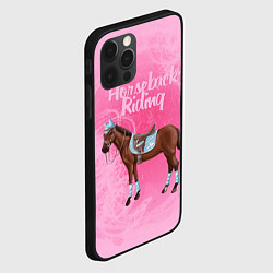 Чехол для iPhone 12 Pro Max Horseback Rading, цвет: 3D-черный — фото 2
