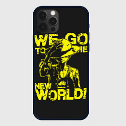 Чехол для iPhone 12 Pro Max One Piece We Go World, цвет: 3D-черный