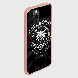 Чехол для iPhone 12 Pro Max ВЕДЬМАК, цвет: 3D-светло-розовый — фото 2