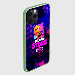 Чехол для iPhone 12 Pro Max BRAWL STARS:СЭНДИ, цвет: 3D-салатовый — фото 2