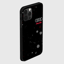 Чехол для iPhone 12 Pro Max AUDI, цвет: 3D-черный — фото 2