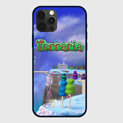 Чехол для iPhone 12 Pro Max Terraria, цвет: 3D-черный