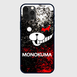 Чехол для iPhone 12 Pro Max MONOKUMA, цвет: 3D-черный