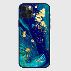 Чехол для iPhone 12 Pro Max Краски, цвет: 3D-черный