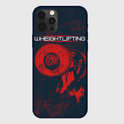 Чехол для iPhone 12 Pro Max Тяжелая атлетика, цвет: 3D-черный