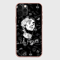 Чехол для iPhone 12 Pro Max LIL PEEP, цвет: 3D-светло-розовый