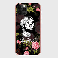 Чехол для iPhone 12 Pro Max LIL PEEP ROSES, цвет: 3D-светло-розовый