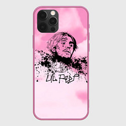 Чехол для iPhone 12 Pro Max LIL PEEP, цвет: 3D-малиновый