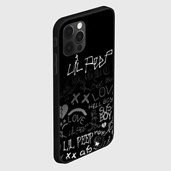 Чехол для iPhone 12 Pro Max LIL PEEP, цвет: 3D-черный — фото 2