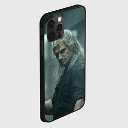 Чехол для iPhone 12 Pro Max Ведьмак Геральт, цвет: 3D-черный — фото 2