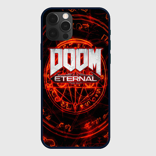 Чехол iPhone 12 Pro Max DOOM / 3D-Черный – фото 1