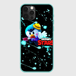 Чехол для iPhone 12 Pro Max BRAWL STARS MRP, цвет: 3D-мятный