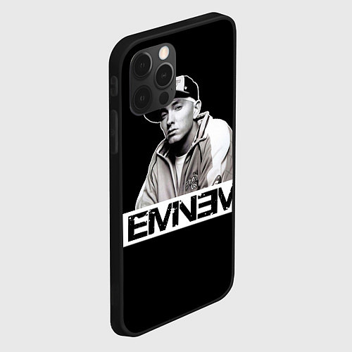 Чехол iPhone 12 Pro Max Eminem / 3D-Черный – фото 2