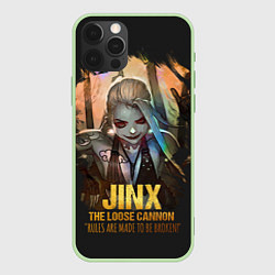 Чехол для iPhone 12 Pro Max Jinx, цвет: 3D-салатовый