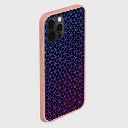 Чехол для iPhone 12 Pro Max Geometry, цвет: 3D-светло-розовый — фото 2