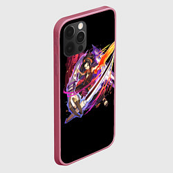 Чехол для iPhone 12 Pro Max Shaman king, цвет: 3D-малиновый — фото 2