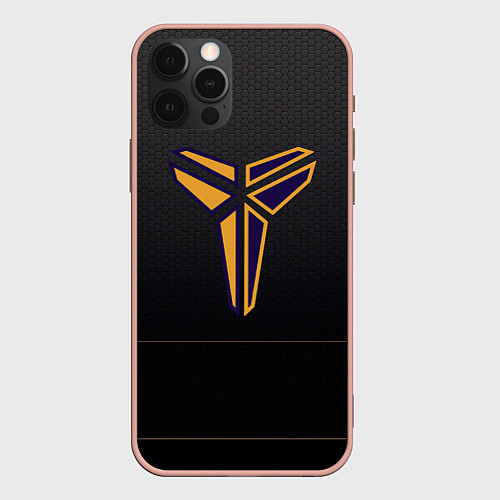 Чехол iPhone 12 Pro Max Kobe Bryant / 3D-Светло-розовый – фото 1