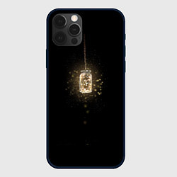 Чехол для iPhone 12 Pro Max Банка со светлячками, цвет: 3D-черный