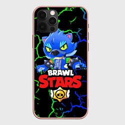 Чехол iPhone 12 Pro Max BRAWL STARS LEON WOLF