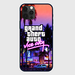 Чехол для iPhone 12 Pro Max Grand Theft Auto Vice City, цвет: 3D-черный