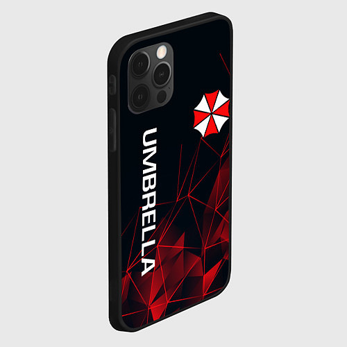 Чехол iPhone 12 Pro Max UMBRELLA CORP / 3D-Черный – фото 2