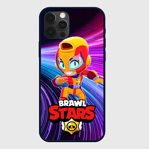 Чехол iPhone 12 Pro Max MAX BRAWL STARS / 3D-Черный – фото 1