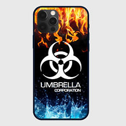 Чехол для iPhone 12 Pro Max UMBRELLA CORPORATION, цвет: 3D-черный