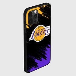 Чехол для iPhone 12 Pro Max LA LAKERS, цвет: 3D-черный — фото 2