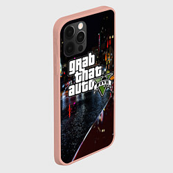 Чехол для iPhone 12 Pro Max Grand Theft Auto V, цвет: 3D-светло-розовый — фото 2