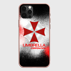 Чехол для iPhone 12 Pro Max UMBRELLA CORP, цвет: 3D-светло-розовый