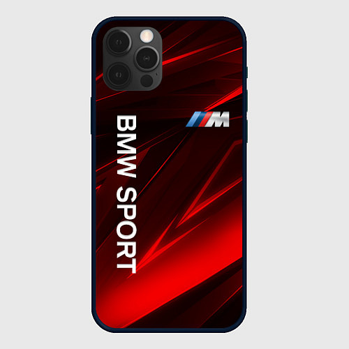 Чехол iPhone 12 Pro Max BMW БМВ Z / 3D-Черный – фото 1