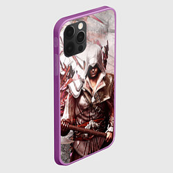 Чехол для iPhone 12 Pro Max ASSASSINS CREED, цвет: 3D-сиреневый — фото 2