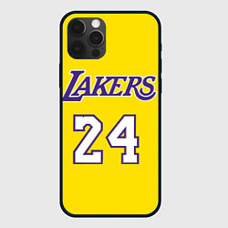 Чехол для iPhone 12 Pro Max Kobe Bryant 24, цвет: 3D-черный