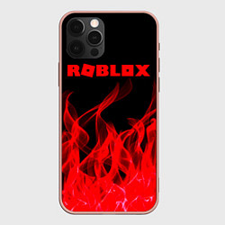 Чехол для iPhone 12 Pro Max ROBLOX, цвет: 3D-светло-розовый
