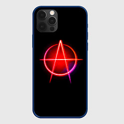 Чехол для iPhone 12 Pro Max Анархия, цвет: 3D-тёмно-синий