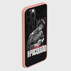 Чехол для iPhone 12 Pro Max Manny Pacquiao, цвет: 3D-светло-розовый — фото 2