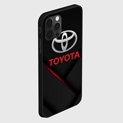 Чехол для iPhone 12 Pro Max TOYOTA, цвет: 3D-черный — фото 2