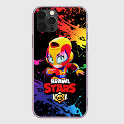 Чехол для iPhone 12 Pro Max Brawl Stars MAX, цвет: 3D-серый