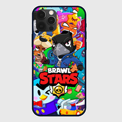 Чехол для iPhone 12 Pro Max BRAWL STARS CROW, цвет: 3D-черный