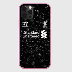 Чехол для iPhone 12 Pro Max Liverpool, цвет: 3D-малиновый