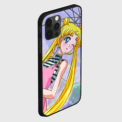 Чехол для iPhone 12 Pro Max Sailor Moon, цвет: 3D-черный — фото 2