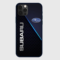 Чехол для iPhone 12 Pro Max SUBARU, цвет: 3D-черный